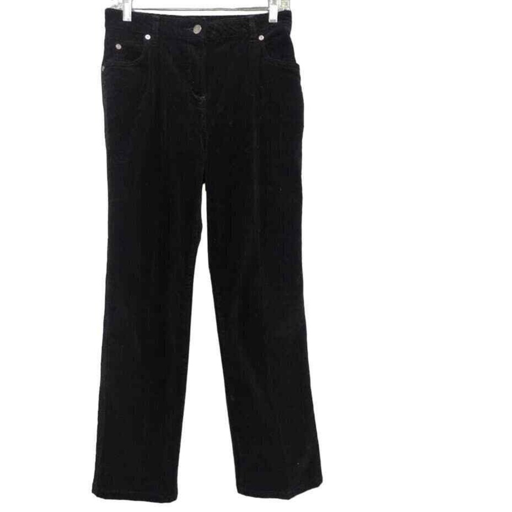 Woolrich Bootcut Corduroy‎ Pants, 5-Pocket Jeans Style, Black, Sz 4
